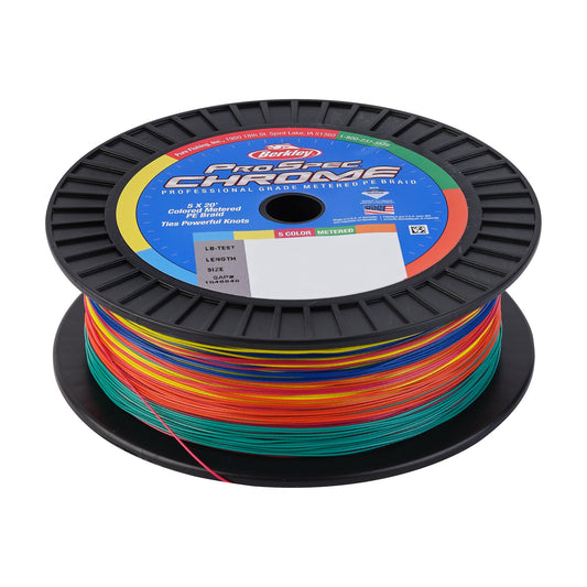 ProSpec® Chrome 5×20′ Metered Braid