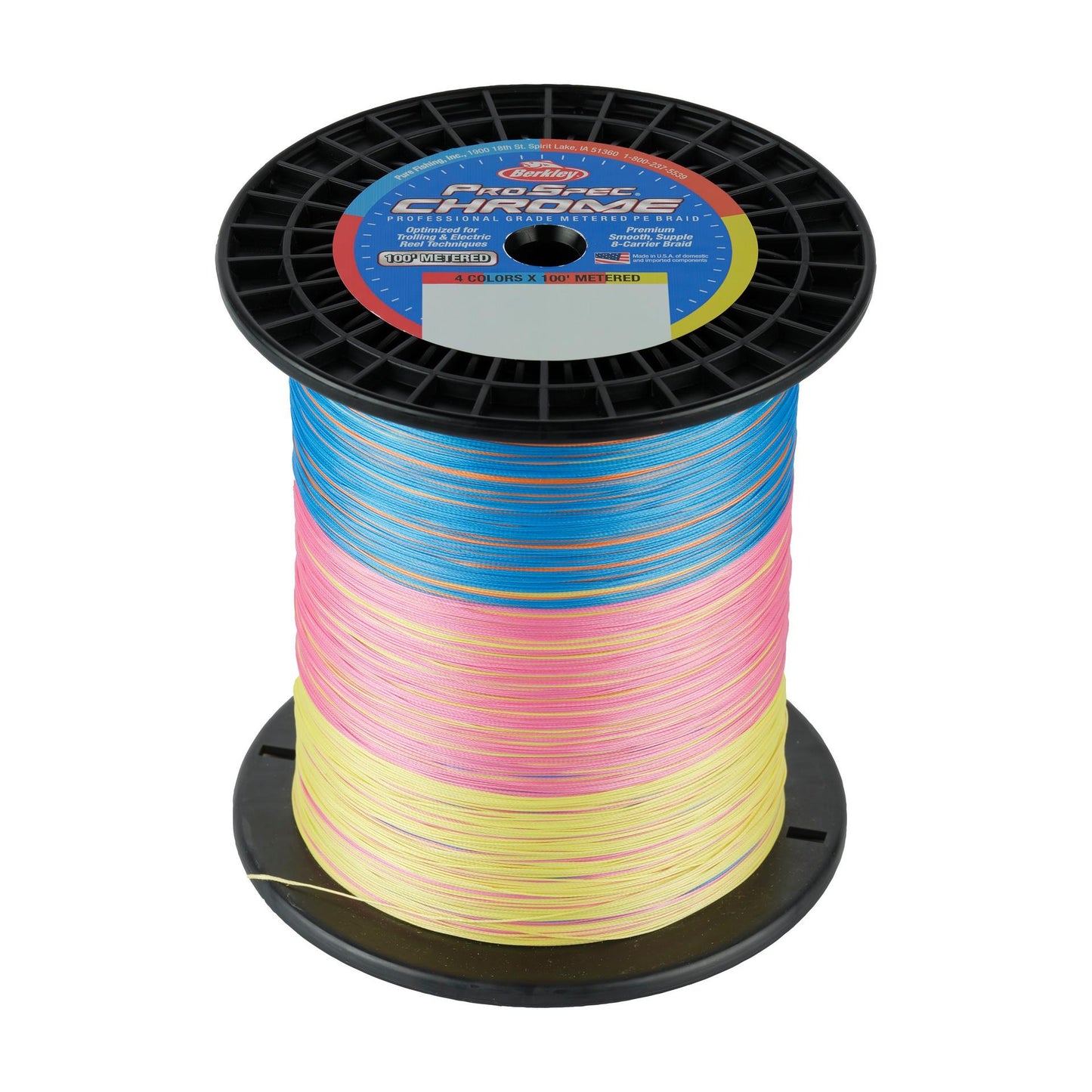 ProSpec® Chrome 4 x 100′ Metered Braid